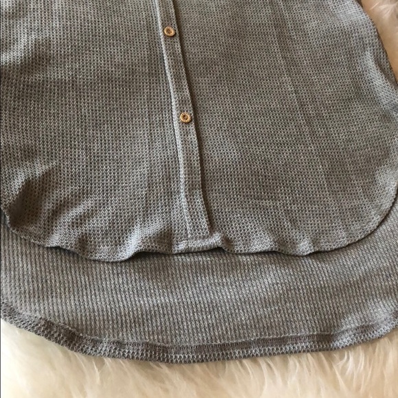 LAST 1!  WAFFLE KNIT HOODED GREY DRESS! - Picture 3 of 6